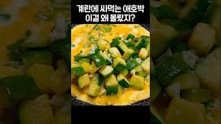 애호박 계란 매일 이렇게 드세요! 뱃살,혈당 잡는 최고의 아침식사!