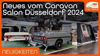 Caravan Salon Düsseldorf 2024: Neue Zeltanhänger & Zubehör-Highlights