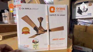 Orient Wendy 1200MM Ceiling Fan Unboxing | Colour- Topaz Gold | High Speed Fan