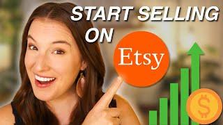 How to Sell on Etsy in 3 Simple Steps (2024 Etsy Shop for Beginners COMPLETE GUIDE)