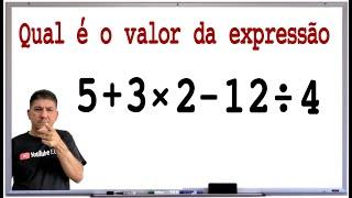4 QUESTÕES DE MATEMÁTICA BÁSICA - NÍVEL 1 - Prof Robson Liers - Mathematicamente