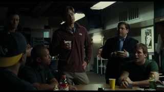 Moneyball Movie - Brad Pitt Talking To David Justice