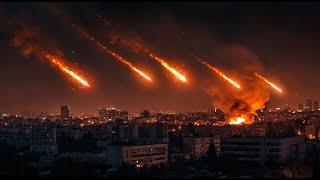 1 minute ago! Iranian 5000 cruise missiles fired at downtown Tel Aviv, Israel