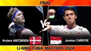 FINAL | Anders ANTONSEN (DEN) vs Jonatan CHRISTIE (INA) | China Masters 2024 Badminton