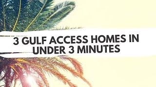 3 Gulf Access Pool Homes In Under 3 Minutes | Cape Coral Florida