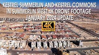 Kestrel Summerlin And Kestrel Commons Summerlin 4K Drone Footage January 2024