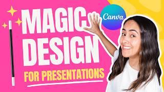 Craft Killer Presentations in No Time | Canva Magic Design for Presentations 