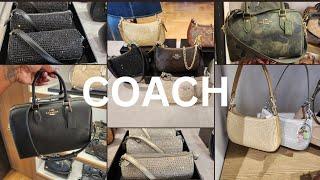 NEW COACH DROP COME SHOP WITH ME  LARGE ROWAN AND BLING TERI SHOULDER BAG...