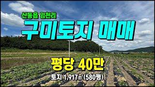 구미시 산동읍 임천리 텃밭 주말농장 최적지 구미토지매매 #구미부동산