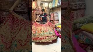 BRIDAL LEAHANGA ZUBIYA FASHION CHANDNI CHOWK #shortvideo #youtubeshorts #wedding