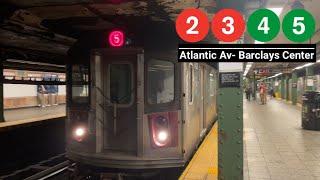 IRT Eastern Pkwy: (2) (3) Lcl & Exp (4) (5) Trains @ Atlantic Avenue