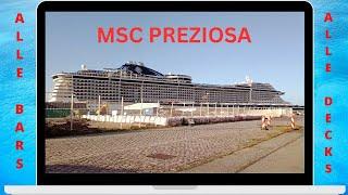 MSC Preziosa - Der große Schiffsrundgang. Wir erkunden gemeinsam den Ozeanriesen!