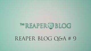 REAPER Blog Q & A # 9 | ReaEQ steep filter; reset clips; red recording light