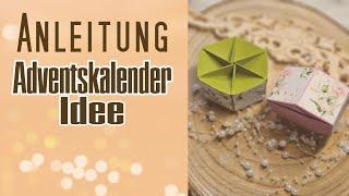 Selbstschließende Box I Adventskalender Idee I in cm I Neuer Action Haul Block I Anleitung