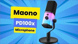 Maono PD100X Microphone Test | First Impressions & Review