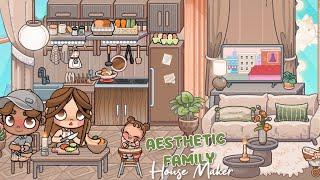 AVATAR WORLD AESTHETIC FAMILY HOUSE MAKER🪴family of 3|HOUSE DESIGN IDEAS| PAZU GAME