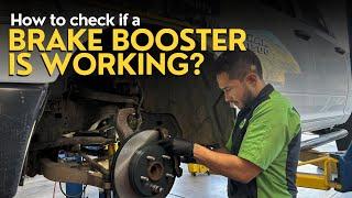 How to check if a Brake Booster is working.