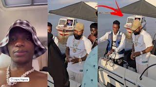 Davido Join Wizkid in Lagos as he Boat Cruise with Friends | Wizkid Working Harder than Everyone