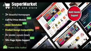 SuperMarket - Multi-purpose Responsive OpenCart 3 Theme (Mobile Layouts Included) | Themeforest