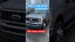 2023 Ford F-350 DRW Lariat Ultimate 6.7l powerstroke Diesel at a huge discount! Time to snag a deal!