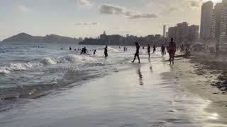 ️Sunny Coast of Spain 2023 | 4K Beach Walk in Beautiful Barcelona️