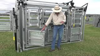 Top End + 200 Stabiliser Cattle Crush - National Stockyard Systems