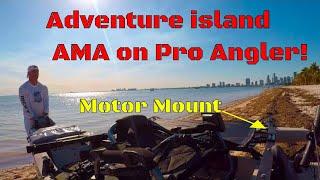 Pro angler outrigger/motor mount, Hobie Adventure Island AMA,AKA