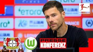 RE-LIVE: PK mit Xabi Alonso vor Bayer 04 Leverkusen  VfL Wolfsburg | Bundesliga, 4. Spieltag