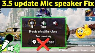 100% Fix Mic To Speaker glitch in Bgmi 3.5 update  Mic glitch problem Bgmi Mic glitch pubg