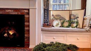 Thanksgiving and Christmas thrifted finds for Sugarwood, our New England Colonial Cottage