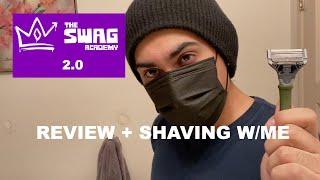 The Swag academy 2.0 review (Shaving with me + update on progress)