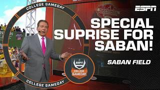 Nick Saban gets special congratulations for Saban Field at Bryant-Denny Stadium  | College GameDay