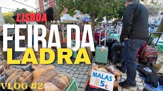 FEIRA DA LADRA em Portugal ! VLOG: Flea Market in Lisboa.