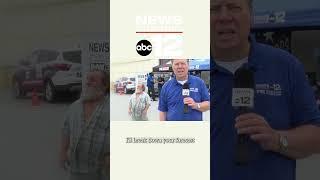 Live T.V segment got weird quick #youtubeshorts #shortvideo #newschannel12 #news #swansboro