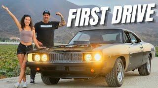 FIRST DRIVE In Our Rowdy 1968 Dodge Charger ‐ Only 12 Hours Before We Leave For The Drag n Drive