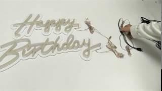 “ Happy Birthday " LED Neon Sign standard products ! !