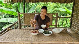 The girl made the road to the farm and cooked - Lý Lưu Linh