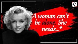 Marilyn Monroe's Quotes about Men and Life [Part 1/2]