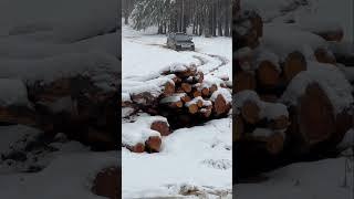 Touareg in deep snow