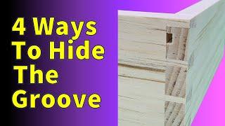 Dovetail Joint - How to Hide the Bottom Groove