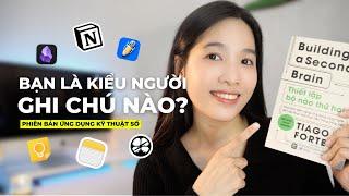 4 kiểu người ghi chú khi xây dựng bộ não thứ 2