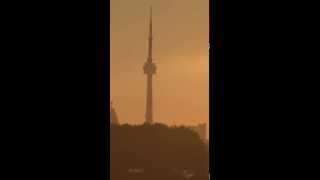 Toronto Sunrise 2014 08 19 West End Mimico By The Lake Norris Cres Park CN Tower