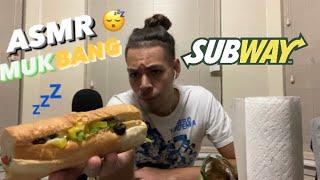 ASMR | Subway Mukbang  | Soft Whispering Tingles Ramble To Help You Sleep & Relax 