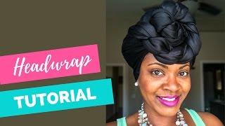 Turban Wrap Tutorial | Head Wrap| Curly Corner