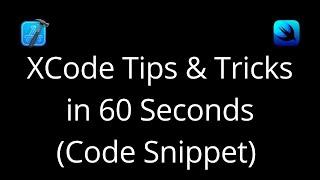 Xcode - Code Snippets | XCode Code snippets 