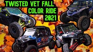 TWISTED VET FALL COLOR RIDE 2021 | SXS TRAIL RIDE TO SUPPORT VETERANS | YAMAHA YXZ 1000R | SXS/UTV