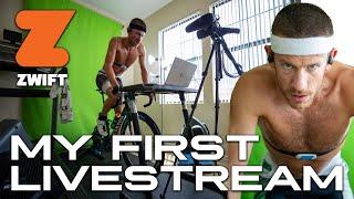 My First Zwift Live Stream Workout