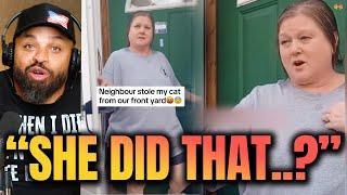 Man and Son Confronts Neighbor After She Was Caught Stealing their Pet Cat!