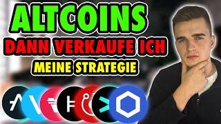 ALTCOINS: Wann VERKAUFE ich alle Coins im Bullrun?