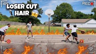 INTENSE 2v2 BASKETBALL BET…..LOOSER CUT OFF HAIR